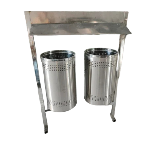 75-litre open top steel garbage recycling bin by Street Dustbin Manufacturer in India – UrbanLand Products.
